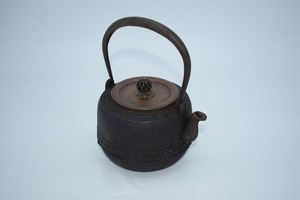 茶道具 鉄瓶 万代屋 鉄瓶 小型 茶道 09-3902