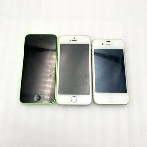 (ジャンク) iPhone　3台セット　動作未確認 現状渡し 部品取り用 240124133