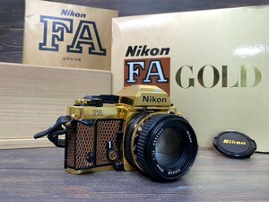 Nikon ニコン FA GOLD ゴールド レンズキット フィルムカメラ 元箱付き #18