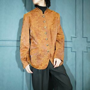 EU VINTAGE K&K KAISERJAGER EMBROIDERY JACQUARD DESIGN TYROLEAN JACKET/ヨーロッパ古着ジャガード刺繍デザインチロリアンジャケット