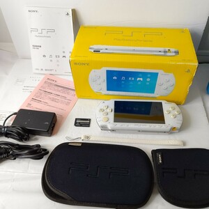 ソニー　PSP1000 セラミックホワイト　プレイステーションポータブル　セット