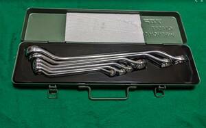 【新古・送料無料】TOP工業 OFFSET WRENCH SET (6本)　8x11 11x13 12x14 13x17 19x21 24x27 メガネレンチ