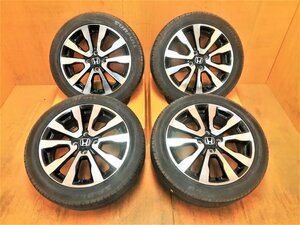 『送料無料』A1080 フィットRS GE8系 純正 185/55R16 4本セット 16×6J 100×4 ET53 フィットRS シャトル インサイト など