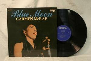 中古LP「BLUE MOON ブルー・ムーン」カーメン・マクレエ 初期盤mono