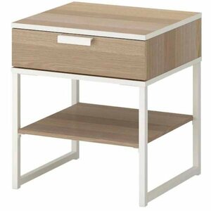 b)イケア IKEA ベッドサイドテーブル トリスィル TRYSIL 403.717.58 家具 W45cm×D40cm×H53cm ※未開封品 簡易梱包発送