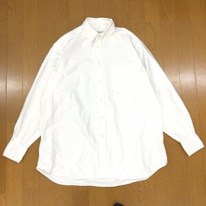 USA製 INDIVIDUALIZED SHIRTS インディビジュアライズドシャツ レガッタオックスフォード B.D. シャツ 14.5-32(S相当) 白 ホワイト メンズ