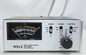 WELZ　SP-45M　140～470MHz　SWR＆パワー計　144/430　デジタル簡易無線対応