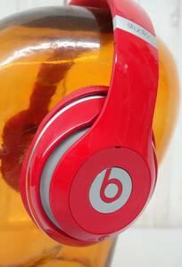 Beats by Dr.Dre ビ―ツ ＊Studio スタジオ　密閉型 　オーバーイヤーヘッドフォン ＊MODEL B0500 RED ＊専用ケース 　オーディオコード