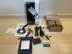 1円から　即決 SONY ソニー WALKMAN ウォークマン　MDウォークマン ポータブルMD MZ-RH1リモコン　箱　説明書 動作確認済み　美品　訳あり