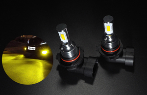 車検対応 黄金色 イエロー HB4 LED フォグランプ BL/BM/BP/BR レガシィ SG5/SG9/SH5 フォレスター 2個セット黄色