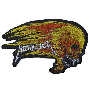 METALLICA メタリカ Flaming Skull Patch ワッペン オフィシャル