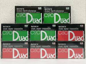 ●○V276 SONY カセットテープ Fe-Cr POSITION dual layer Duad/C90 他 8本セット○●