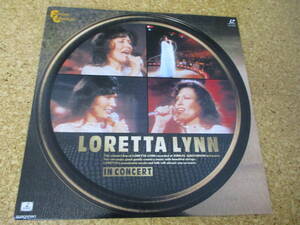 ◎Loretta Lynn ロレッタ・リン★In Concert/日本レーザーディスク Laserdisc 盤☆