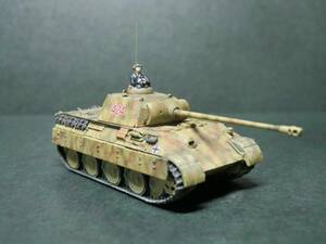 　1/144完成品　Ernst Barkmanns mittlerer Panzer vom Typ Panther A （エルンスト・バルクマン搭乗のパンター中戦車A型（車体番号424）