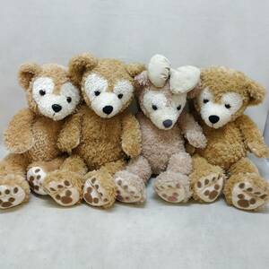 ◇ Duffy＆ShellieMay ぬいぐるみ 4体セット ディズニーベア ダッフィー＆シェリーメイ 美品/現状品 ② ◇ C91871