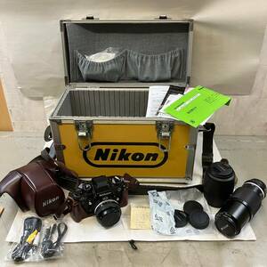[4-247]Nikon F3 フィルムカメラ レンズ カメラケース ニコン