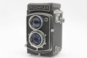 【訳あり品】 リコー Ricohflex RIKEN RICOH 8cm F3.5 二眼カメラ v25
