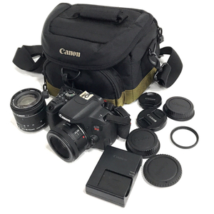 1円 CANON EOS REBEL T7i EF 50mm 1:1.8 STM EF-S 18-55mm 1:4-5.6 IS STM デジタル一眼レフ デジタルカメラ C251441