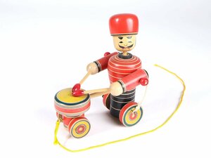 木地玩具 蔦文男 太鼓叩き からくり 郷土玩具 民芸 伝統工芸 風俗人形 置物