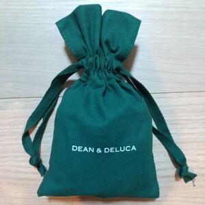 【DEAN&DELUCA*ディーン&デルーカ】ミニ巾着*グリーン