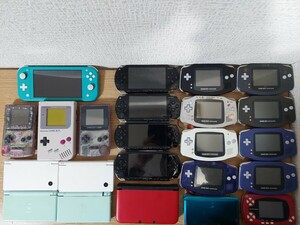 【ジャンク】大量　携帯ゲーム機まとめてセット/GAMEBOY ADVANCE/PSP/DSライト/DSi/3DS/3DSLL/ NintendoSwitch/GB/GBC/WS