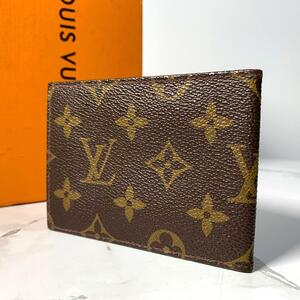 1円 極美品 LOUIS VUITTON ルイヴィトン パスケース モノグラム 定期入れ コンパクト 薄型