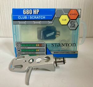 極美品 STANTON スタントン 680HP MMカートリッジ 純正ヘッドシェル スタイラスカバー 付属品完品