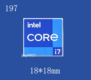 即決197【 CORE i7 】エンブレムシール追加同梱発送OK■ 条件付き送料無料 未使用