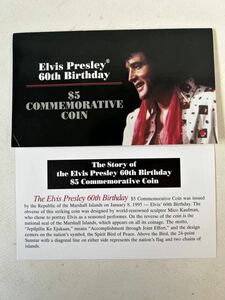 elvis presley 60th birthday $5 commemorative coin エルヴィスプレスリー60周年記念コイン コレクターズエディション 検ロックンロール