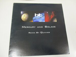 12インチ『BT / Mercury And Solace (Remixes By Quivver)』 JAN JOHNSON　 (Z16)　