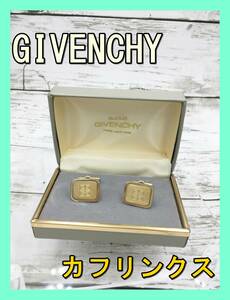 ★2個セット★ Givenchy ジバンシー ジバンシイ カフス ボタン カフリンクス G ロゴ ケース 箱 スーツ ビジネス ゴールド 金属