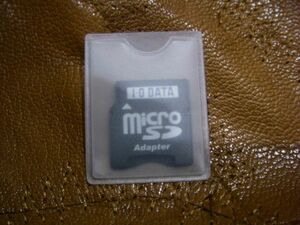 1743 I・O DATA micro SD Adapter 変換アダプター micro SDカード→SDカードに変換