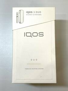 FS2899i IQOS 3 DUO System アイコス 3 デュオ 白 未使用 通電OK 付属品有 電子タバコ 喫煙具 現状品