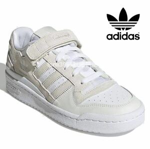 新品未使用 アディダス FORUM LOW【27cm】フォーラム 天然皮革 レザー 本革 adidas スニーカー アディダス 5919 ローカット グレー 靴