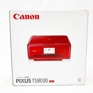 未開封　Canon キャノン PIXUS ピクサス　TS8030 インクジェットプリンター レッド　複合機 02-0304