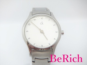 カルバンクライン Calvin Klein レディース腕時計 K26231 白 ホワイト 文字盤 SS シルバー クォーツ CK 【中古】 ht4051