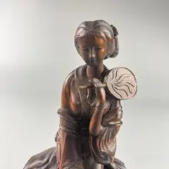 木彫 人物 中国美術 木彫 細工