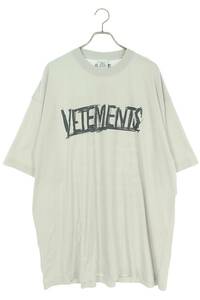 ヴェトモン VETEMENTS 23AW UE54TR430W サイズ:XS ワールドツアーロゴプリントTシャツ 新古品 SB01