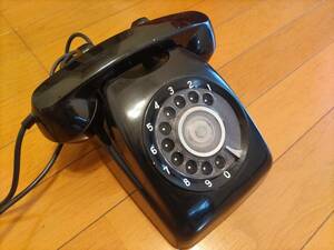 １９70年製 黒電話 ダイヤル式 ６００－Ａ２ 日本電信電話公社 昭和レトロ アンティーク