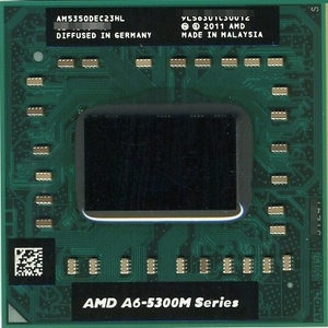 【次の出荷日は 4/27 】☆彡 AMD A6-Series A6-5350M 2.9 Ghz 中古品 ☆彡 ソケット FS1 あ