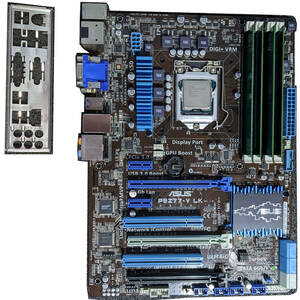 【中古】ASUS P8Z77-V LK(Win10Pro) + CPU(i5 3570K)、メモリ16GB(サンマックス4GBx4)