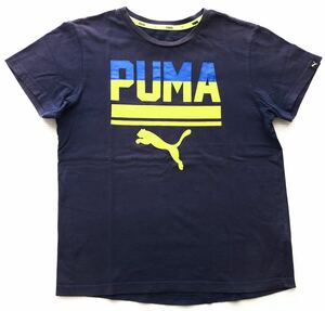 プーマ キッズ150 ビッグロゴ デカロゴ Tシャツ コットン スポーツ　　タウンユース PUMA 子供服 早2271