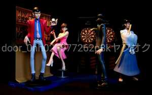 LUPIN THE THIRD FIGURE JIGEN GOEMON FUJIKO DARTS FIGURE ルパン三世 ジオラマフィギュアセット 次元 五エ門 不二子 モンキー・パンチ