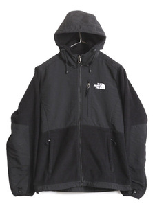 ノースフェイス フード付き デナリ ジャケット レディース S The North Face Denali フリース パーカー フルジップ アウトドア ブルゾン 黒