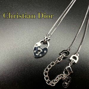 ★極美品★ Christian Dior 鍵 ハート ネックレス CDロゴ 42