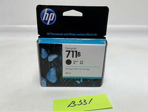 B-331【新品】 hp　ヒューレットパッカード　インクカートリッジ　711B　3WX01A　ブラック　純正