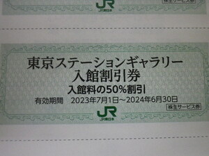 JR東日本 株主優待 東京ステーションギャラリー 即決 期限6月末 9枚まで その3