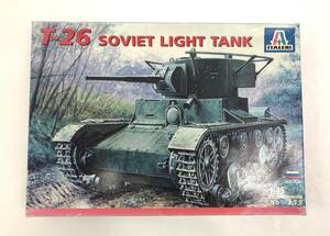 〔希少〕 T-26 SOVIET LIGHT TANK -T-26 ソビエト軍軽戦車- [359]　1/35　プラモデル　イタレリ(Italeri)