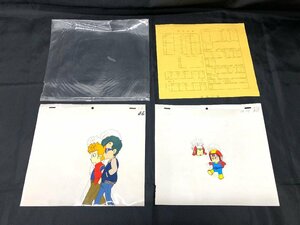 ●中古品●※カビ臭あり 東映動画株式会社 アラレちゃん セル画(動画付き) 2枚セット (13224031504363SH)