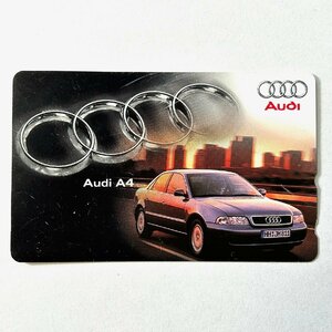 Audi A4【テレカ未使用50度数】Audi A4 アウディ 折れ・キズあり 額面割れスタート！コレクター放出品 8080